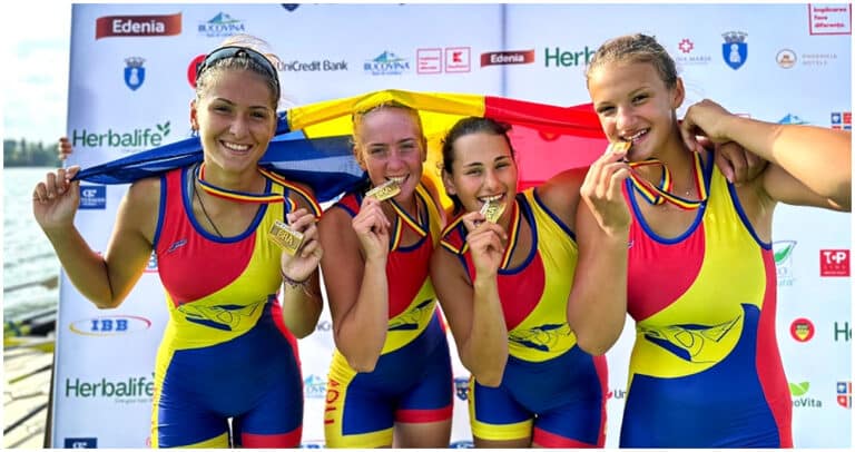 Canotorii români au câștigat 15 medalii la Campionatele Balcanice de juniori din Pantelimon