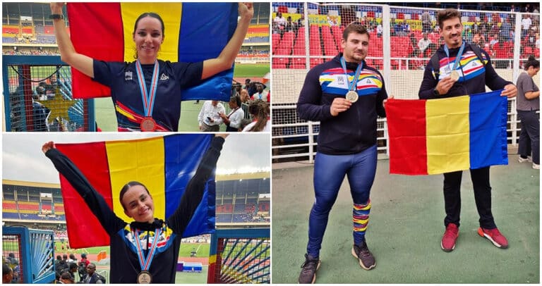 Atleţii români au câştigat primele medalii la Kinshasa: 1 de aur, 2 de argint și 1 de bronz