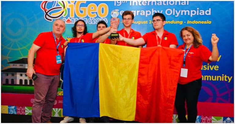România a obținut locul I pe națiuni la Olimpiada Internațională de Geografie din Indonezia: 3 medalii de aur și 1 de argint!