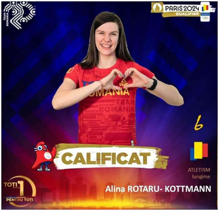 Alina Rotaru, al 6-lea sportiv român calificat la Jocurile Olimpice de la Paris
